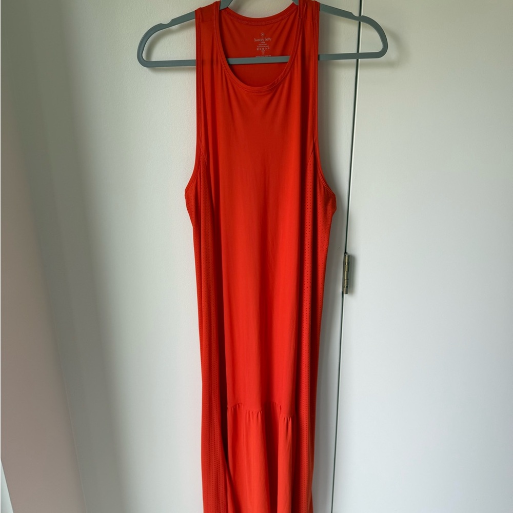 Sweaty Betty Vibrant Red Maxi Dress